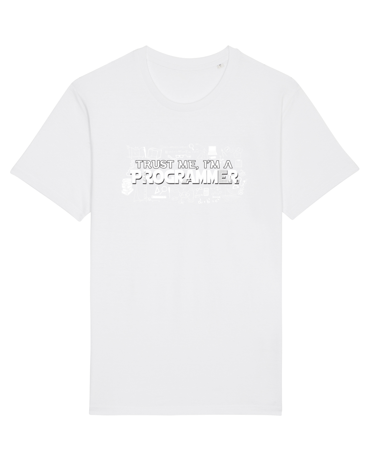 Tricou mânecă scurtă Unisex Rocker White