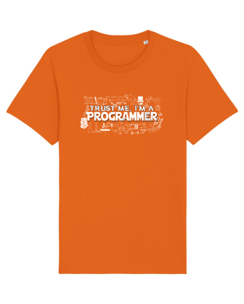 Trust me I'm an Programmer Bright Orange