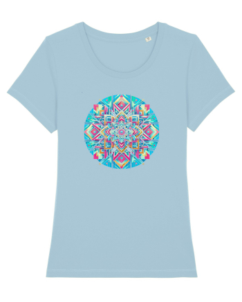 ABSTRACT GEOMETRIC  Sky Blue