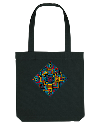 ABSTRACT GEOMETRIC 2 Black