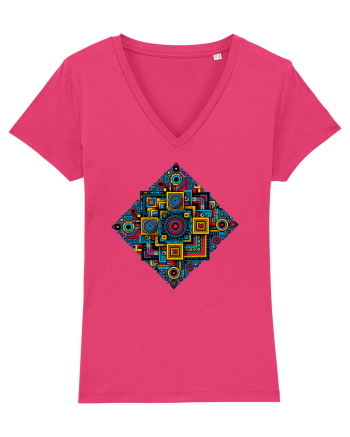 ABSTRACT GEOMETRIC 2 Raspberry