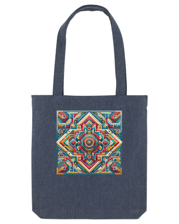 ABSTRACT GEOMETRIC 3 Midnight Blue