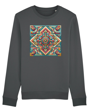 ABSTRACT GEOMETRIC 3 Anthracite