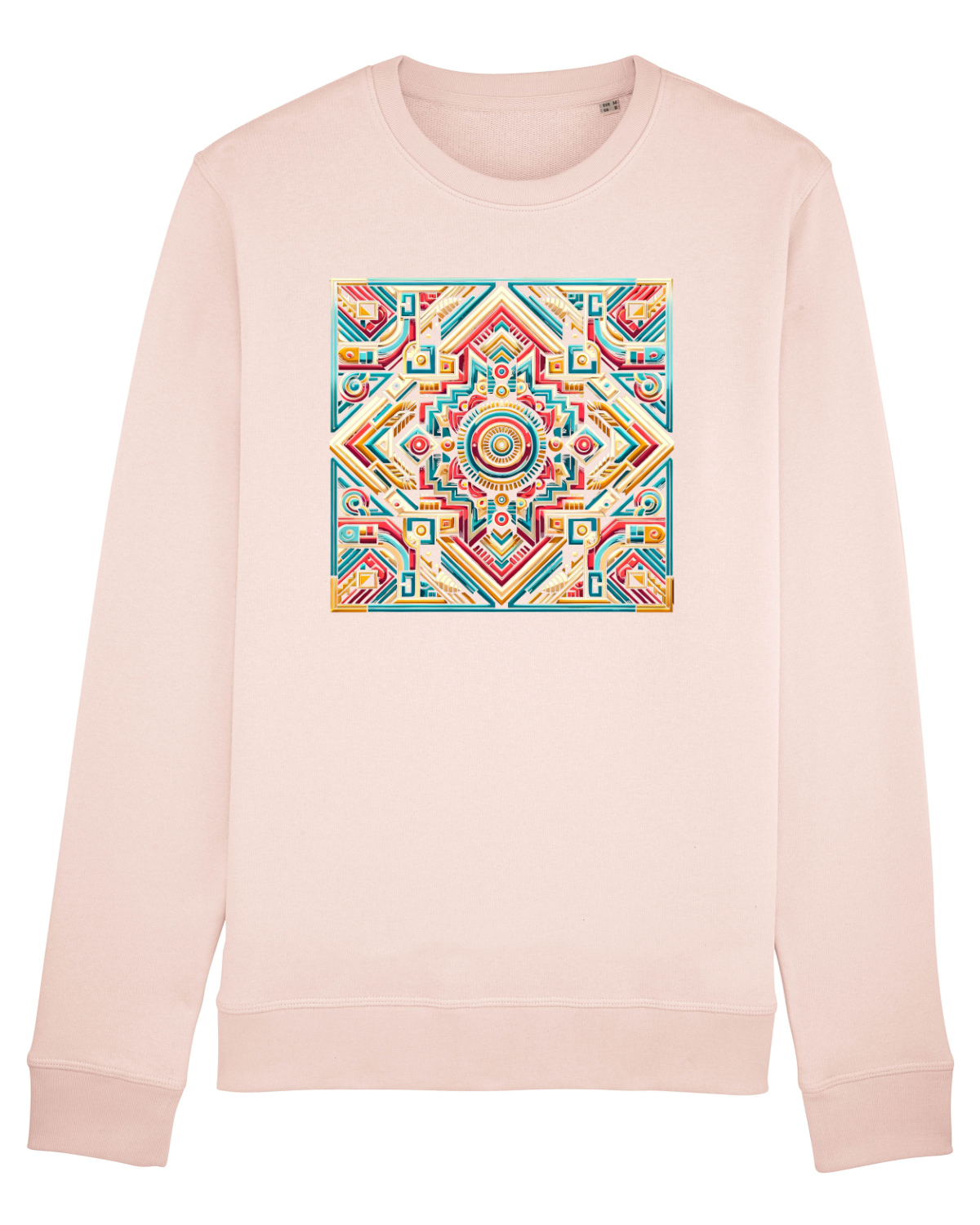 Bluză mânecă lungă Unisex Rise Candy Pink