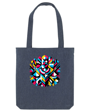 ABSTRACT GEOMETRIC MINIMALIST 1 Midnight Blue