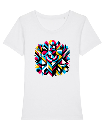 ABSTRACT GEOMETRIC MINIMALIST 1 White