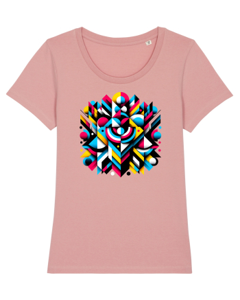 ABSTRACT GEOMETRIC MINIMALIST 1 Canyon Pink