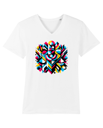 ABSTRACT GEOMETRIC MINIMALIST 1 White
