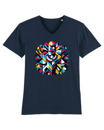 ABSTRACT GEOMETRIC MINIMALIST 1 French Navy