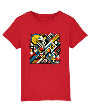 ABSTRACT GEOMETRIC MINIMALIST 2 Red