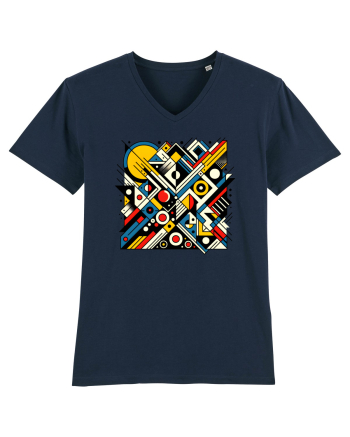 ABSTRACT GEOMETRIC MINIMALIST 2 French Navy