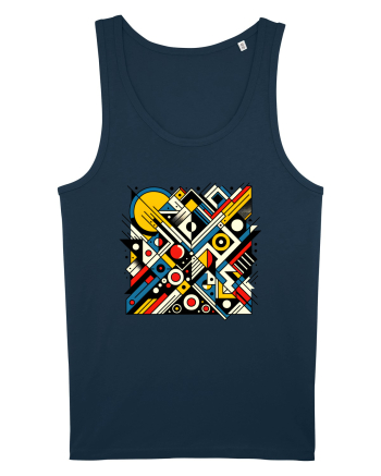ABSTRACT GEOMETRIC MINIMALIST 2 Navy
