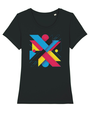 ABSTRACT GEOMETRIC MINIMALIST 3 Black
