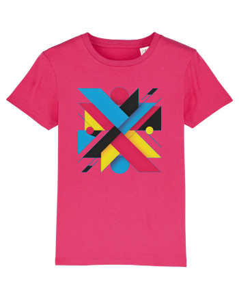 ABSTRACT GEOMETRIC MINIMALIST 3 Raspberry