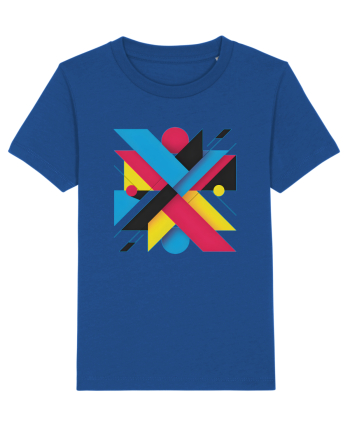 ABSTRACT GEOMETRIC MINIMALIST 3 Majorelle Blue
