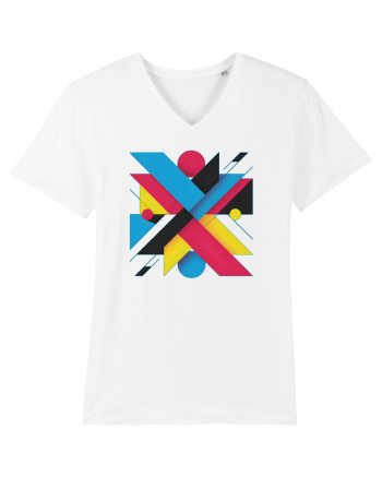 ABSTRACT GEOMETRIC MINIMALIST 3 White