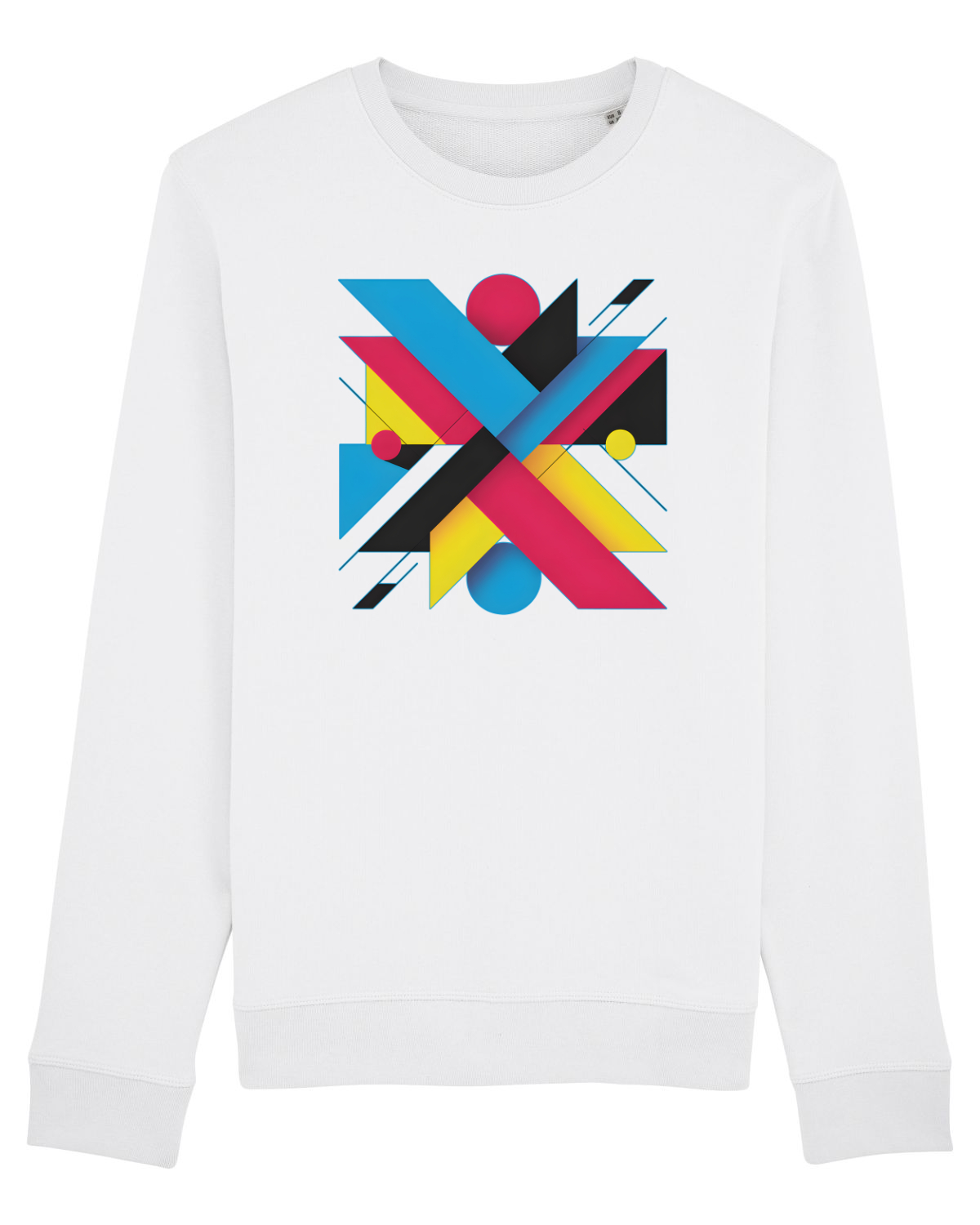 Bluză mânecă lungă Unisex Rise White