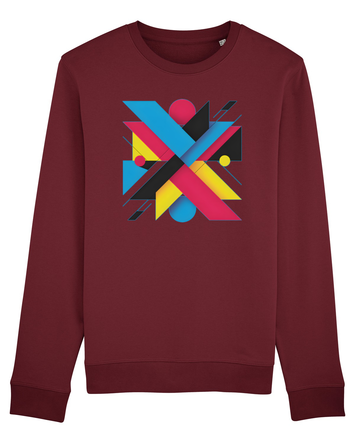 Bluză mânecă lungă Unisex Rise Burgundy