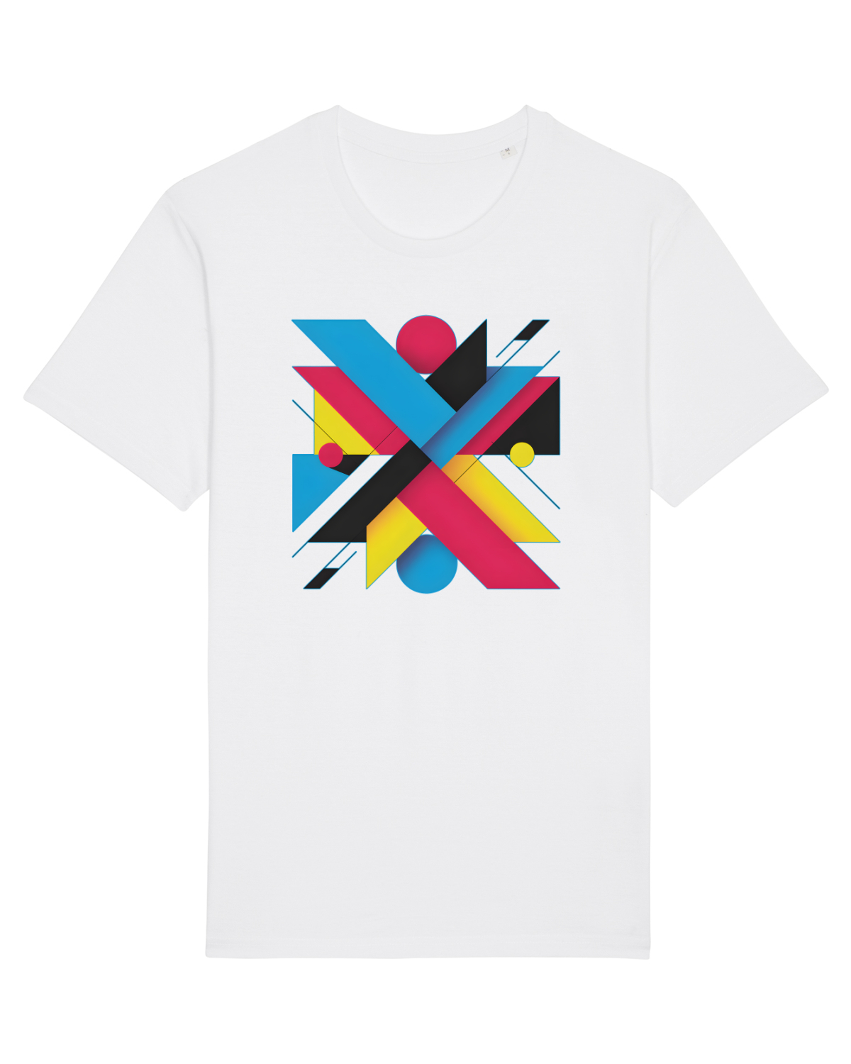 Tricou mânecă scurtă Unisex Rocker White