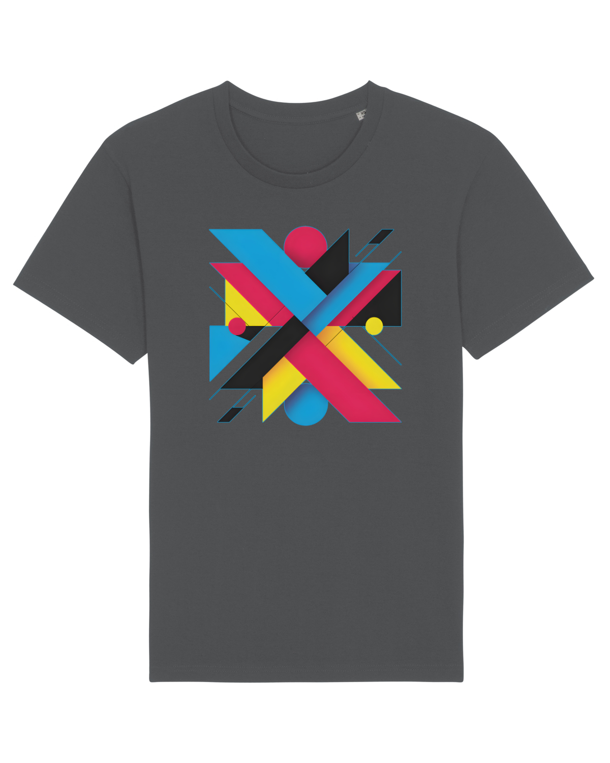 Tricou mânecă scurtă Unisex Rocker Anthracite