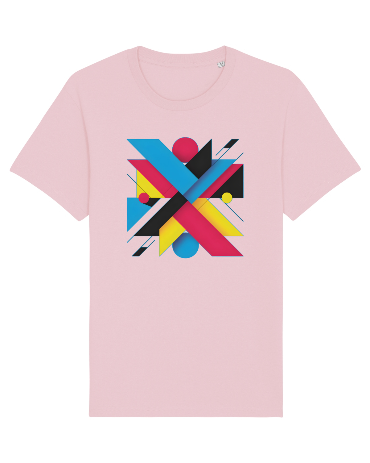 Tricou mânecă scurtă Unisex Rocker Cotton Pink