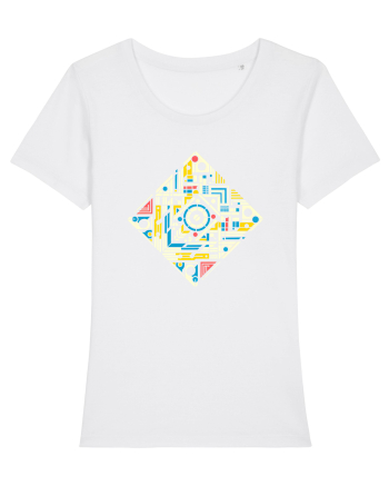 ABSTRACT GEOMETRIC MINIMALIST 4 White