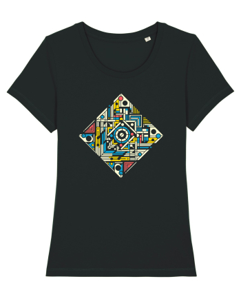 ABSTRACT GEOMETRIC MINIMALIST 4 Black