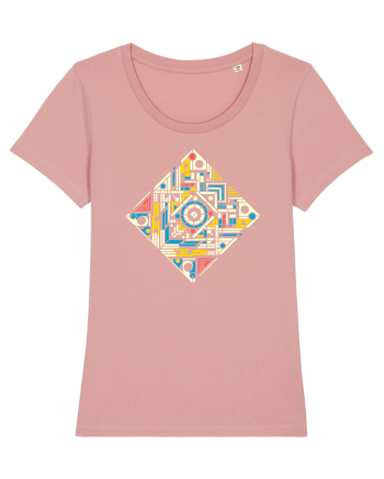 ABSTRACT GEOMETRIC MINIMALIST 4 Canyon Pink