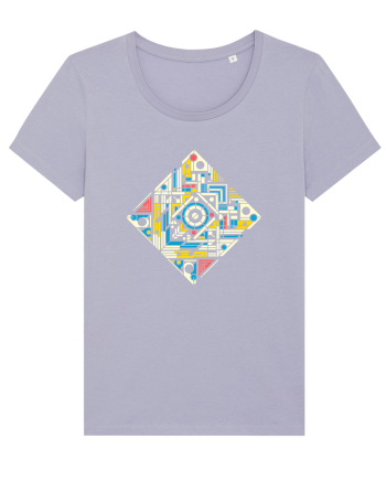 ABSTRACT GEOMETRIC MINIMALIST 4 Lavender