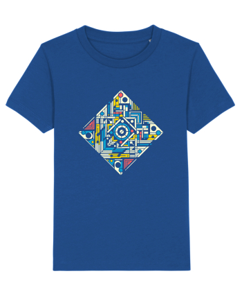 ABSTRACT GEOMETRIC MINIMALIST 4 Majorelle Blue