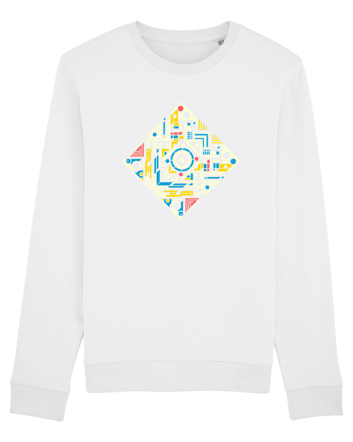 Bluză mânecă lungă Unisex Rise White