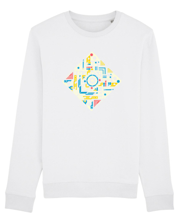 ABSTRACT GEOMETRIC MINIMALIST 4 White