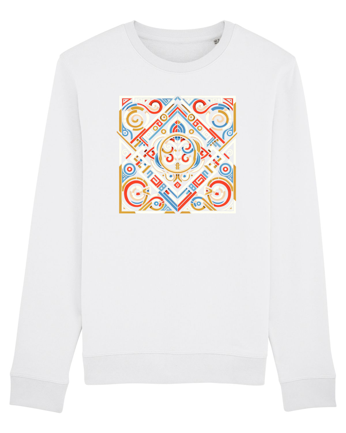 Bluză mânecă lungă Unisex Rise White