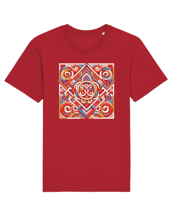 ABSTRACT GEOMETRIC 3 Red