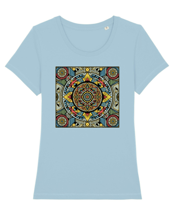 ABSTRACT GEOMETRIC 5 Sky Blue