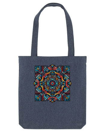 ABSTRACT GEOMETRIC 6 Midnight Blue