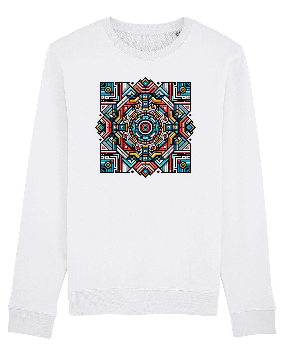 Bluză mânecă lungă Unisex Rise White
