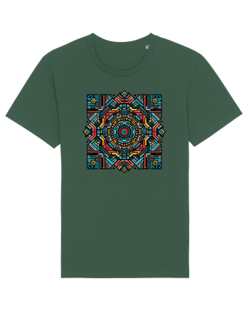 ABSTRACT GEOMETRIC 6 Bottle Green