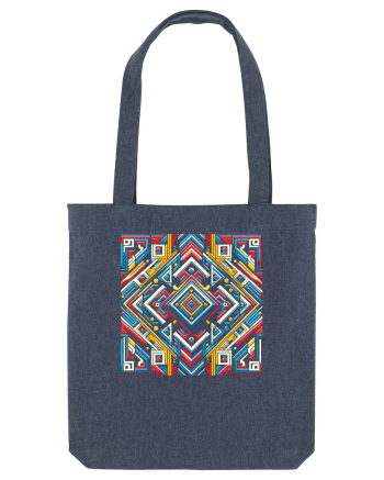 ABSTRACT GEOMETRIC MINIMALIST 5 Midnight Blue
