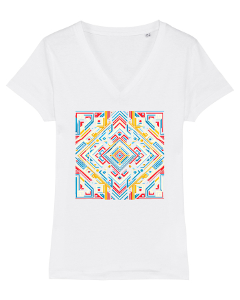 ABSTRACT GEOMETRIC MINIMALIST 5 White