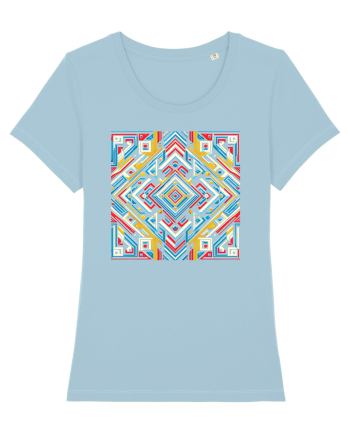 ABSTRACT GEOMETRIC MINIMALIST 5 Sky Blue