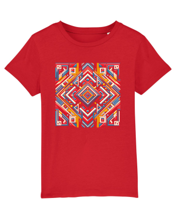 ABSTRACT GEOMETRIC MINIMALIST 5 Red