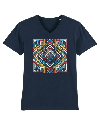 ABSTRACT GEOMETRIC MINIMALIST 5 French Navy