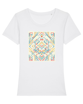 ABSTRACT GEOMETRIC MINIMALIST 6 White