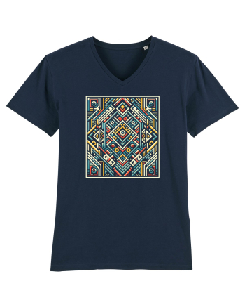 ABSTRACT GEOMETRIC MINIMALIST 6 French Navy