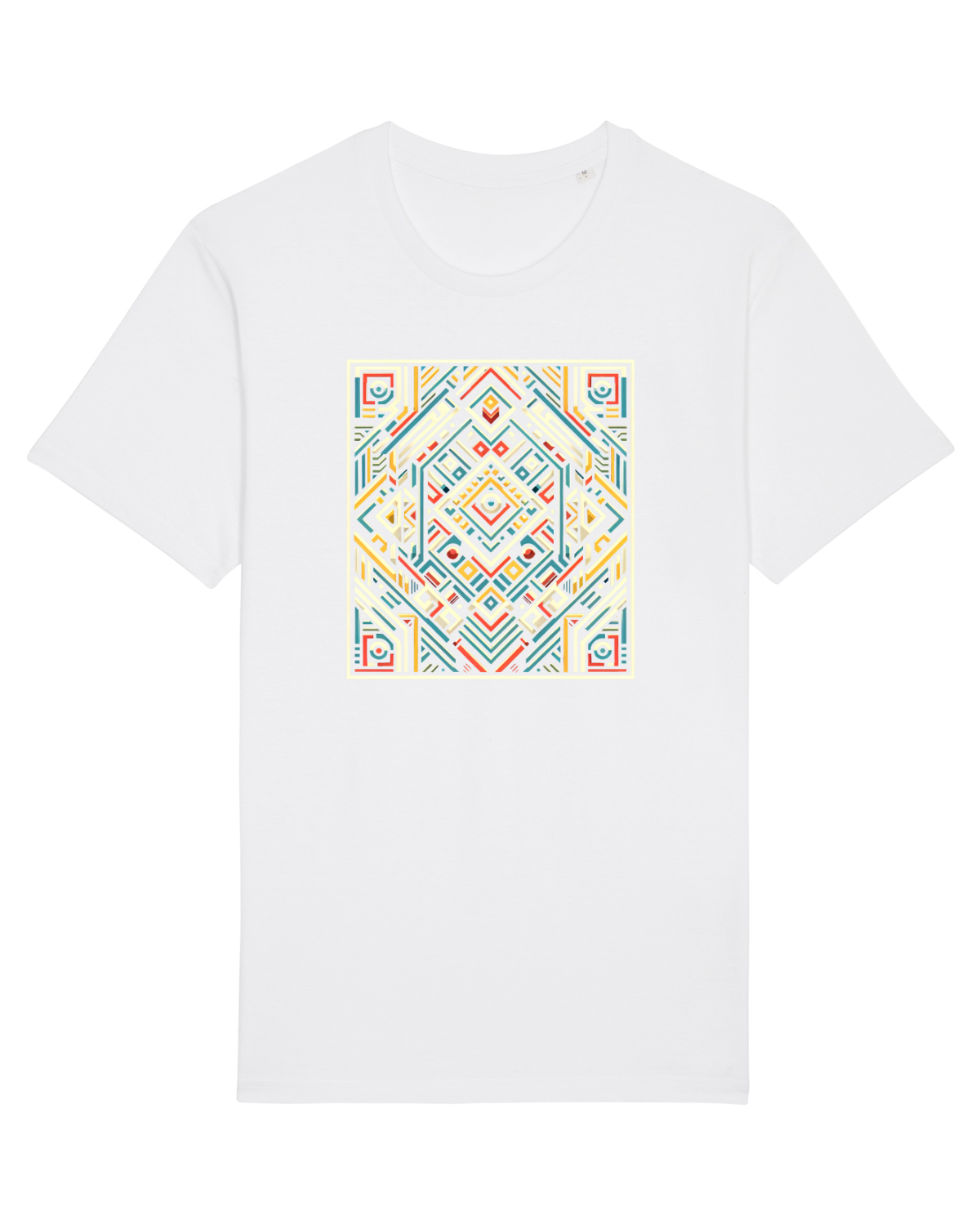 Tricou mânecă scurtă Unisex Rocker White