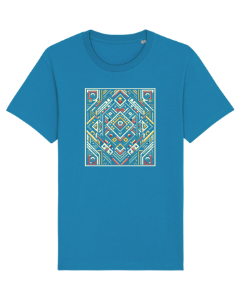 ABSTRACT GEOMETRIC MINIMALIST 6 Azur