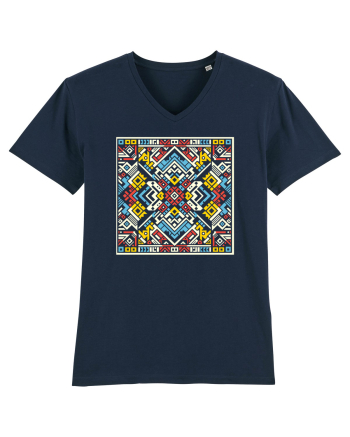 ABSTRACT GEOMETRIC MINIMALIST 7 French Navy