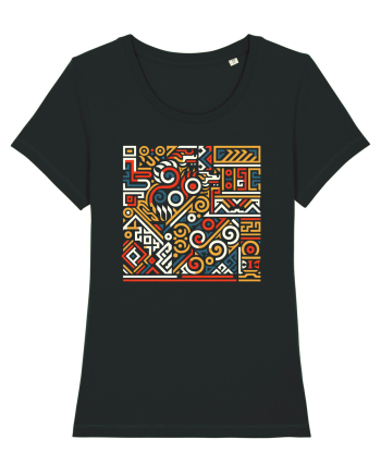 ABSTRACT GEOMETRIC 7 Black