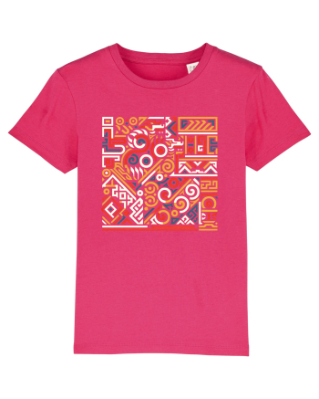 ABSTRACT GEOMETRIC 7 Raspberry